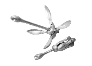 KOTWICA SKŁADANA 2,5 KG OCYNKOWANA - IDEALNA KOTWICA DO MAŁYCH ŁODZI I PONTONÓW