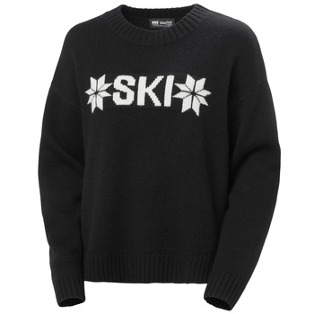 SWETER DAMSKI HELLY HANSEN W BLISS SKI KNIT SWEATER 54604 BLACK