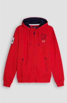 BLUZA MĘSKA MARINA MILITARE Z KAPTUREM  MYW0056 RED