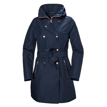 HELLY HANSEN PŁASZCZ DAMSKI PRZECIWDESZCZOWY (53247) WELSEY II TRENCH GRANATOWY