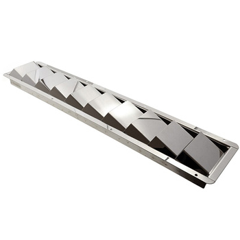 KRATKA WENTYLACYJNA, STAL NIERDZEWNA A2, L525, W112MM