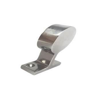 KOŃCÓWKA RELINGU NISKA NA RURĘ 22 MM - STAL NIERDZEWNA AISI 316