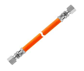 WĄŻ GAZOWY RVS8 x RVS8 x 800 mm PS 10 bar
