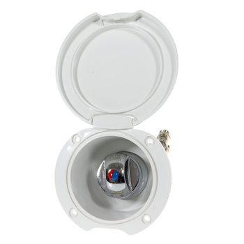 POJEMNIK Z MIXEREM WODY BIAŁY Z POKRYWĄ