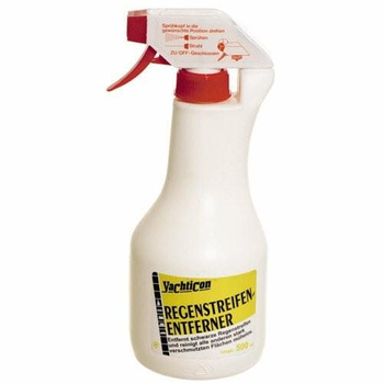 Yachticon Regenstreifen Entferner Środek do usuwania zacieków deszczowych – 500 ml Skuteczne czyszczenie żelkotu i tworzyw sztucznych