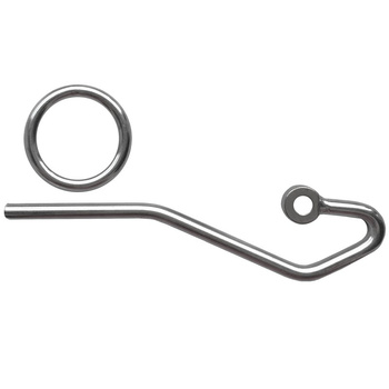 NAPINACZ SZTAGU AGRAFKA L180MM D7MM, S/S