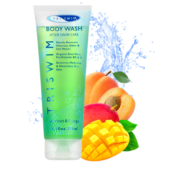 TRISWIM ŻEL POD PRYSZNIC NEUTRALIZUJĄCY CHLOR I SÓL MORSKĄ 250ML MORELA&MANGO