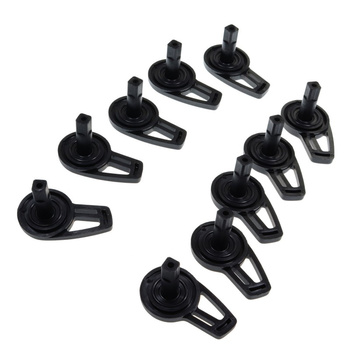 KLAMKA - LUKI LP/MP - CZARNE - 5 PAR - ZEWNĘTRZNA