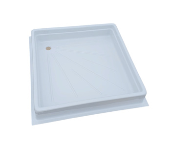 BRODZIK PRYSZNICOWY KAMPER PRZYCZEPA 676 x 676 mm