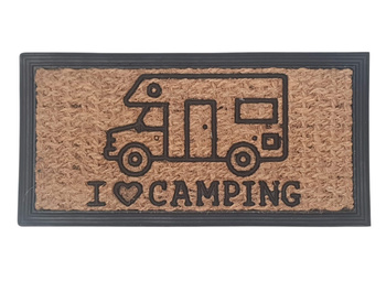 Wycieraczka kokosowa Spider Camper Arisol "I Love Camping" 50x25 cm - do kampera, przyczepy i ogrodu