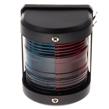 LAMPA NAWIGACYJNA DZIOBOWA DWUSEKTOROWA DO 12m LED - 12V CLASSIC OBUDOWA CZARNA