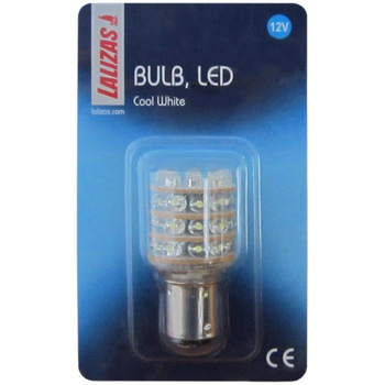 ŻARÓWKA LED NAWIGACYJNA 12V T25 BAY15D, COOL WHILE, 36 LED