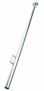 FLAGSZTOK NIERDZEWNY 120 CM ŚREDNICA 25 MM - MASZT DO DUŻEJ BANDERY LUB FLAGI JACHTOWEJ