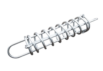 AMORTYZATOR STALOWY OCYNKOWANY 10 X 470 MM