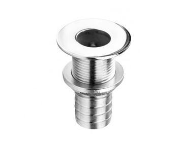 ODPŁYW Z KOKPITU NIERDZEWNY 1'' NA WĄŻ 27-29 MM