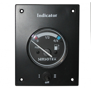 *** PANEL ZEGAR MULTI 2 FUEL TANKS CZARNY 0-180 OHM