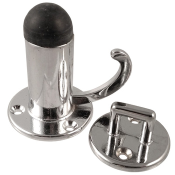 STOPER DO DRZWI Z HACZYKIEM D50-45MM