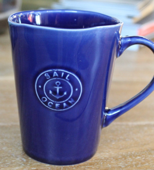 KUBEK OCEAN SAIL KOTWICA GRANATOWY RĘKODZIEŁO