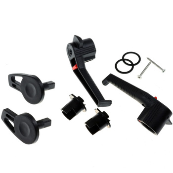 KLAMKA - LUKI LP/MP/OC - CZARNA - ZESTAW