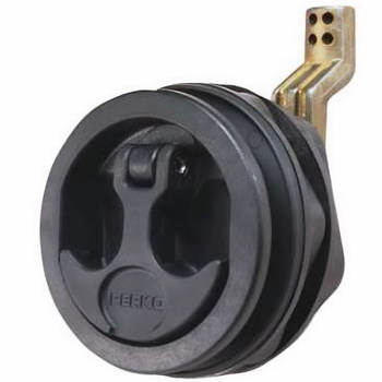 ZAMEK PODNOŚNIK UCHWYT DENNY 75 MM CZARNY