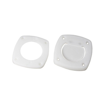 ODPŁYW Z ZAWOREM ZWROTNYM, BIAŁY, 80X80MM, D50MM, XL