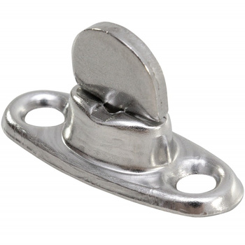 GŁÓWKA ZAPINKI OBROTOWEJ PRZYKRĘCANA H6MM, STAL NIERDZEWNA A4/316