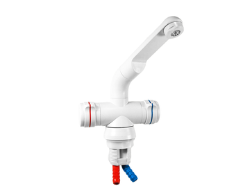 KRAN - BATERIA PODWÓJNA BIAŁA