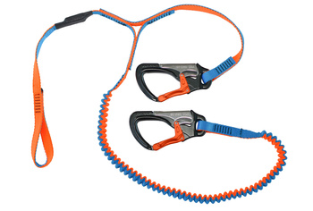 LINKA BEZPIECZEŃSTWA SPINLOCK Z 2 KARABIŃCZYKAMI + 1 PĘTLA