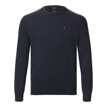 SWETER MĘSKI MUSTO M ORIGINAL CREW KNIT 85102 NAVY