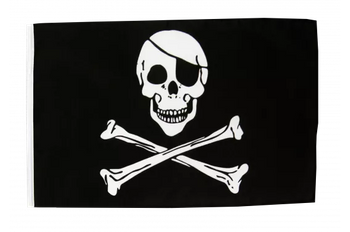 BANDERA PIRACKA 30 X 45 CM - FLAGA PIRACKA