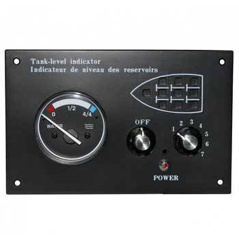 *** PANEL ZEGAR MULTI 7 WATER TANKS CZARNY 0-180 OHM