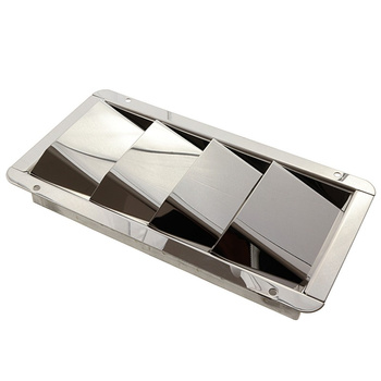 KRATKA WENTYLACYJNA, STAL NIERDZEWNA A4, L265, W110MM