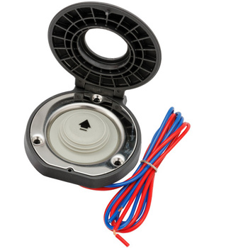 WŁĄCZNIK NOŻNY - SZARY - OTWARTY