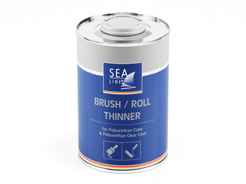 SEA LINE ROZCIEŃCZALNKI DO FARB POLIURETANOWYCH PĘDZEL/WAŁEK 1L.