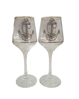 KIELISZKI DO WINA KOTWICA KPL 2SZT