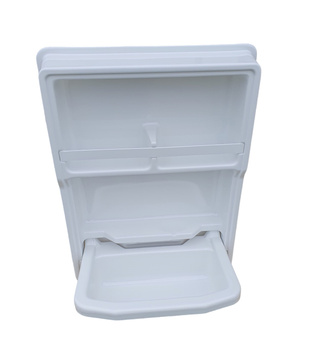 UMYWALKA SKŁADANA Z TYNĄ ŚCIANKĄ NA KOSMETYKI DO ŁODZI KAMPERA