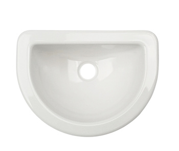 UMYWALKA PÓŁOKRĄGŁA BIAŁA Z POLISTYRENU 290 X 215 MM - idealna do łodzi, jachtu i kampera