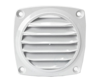 KRATKA WENTYLACYJNA PCV 85X85 MM BIAŁA