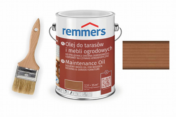 REMMERS OLEJ DO TARASÓW I MEBLI OGRODOWYCH POMOSTÓW 2,5L BANGKIRAI + GRATIS