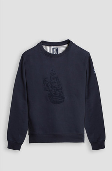BLUZA MĘSKA MARINA MILITARE VESPUCCI 3D GRANATOWA