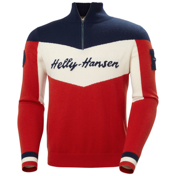 SWETER MĘSKI HELLY HANSEN APRES KNITTED SWEATER 66025 RED