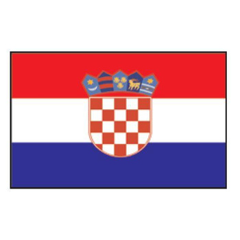 BANDERA CHORWACJI 30 X 45 CM CHORWACJA - FLAGA CHORWACKA