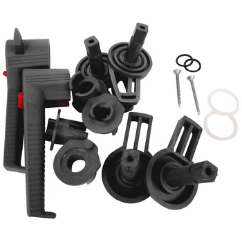 KLAMKA - LUKI LP/MP/OC - SZARA - ZESTAW